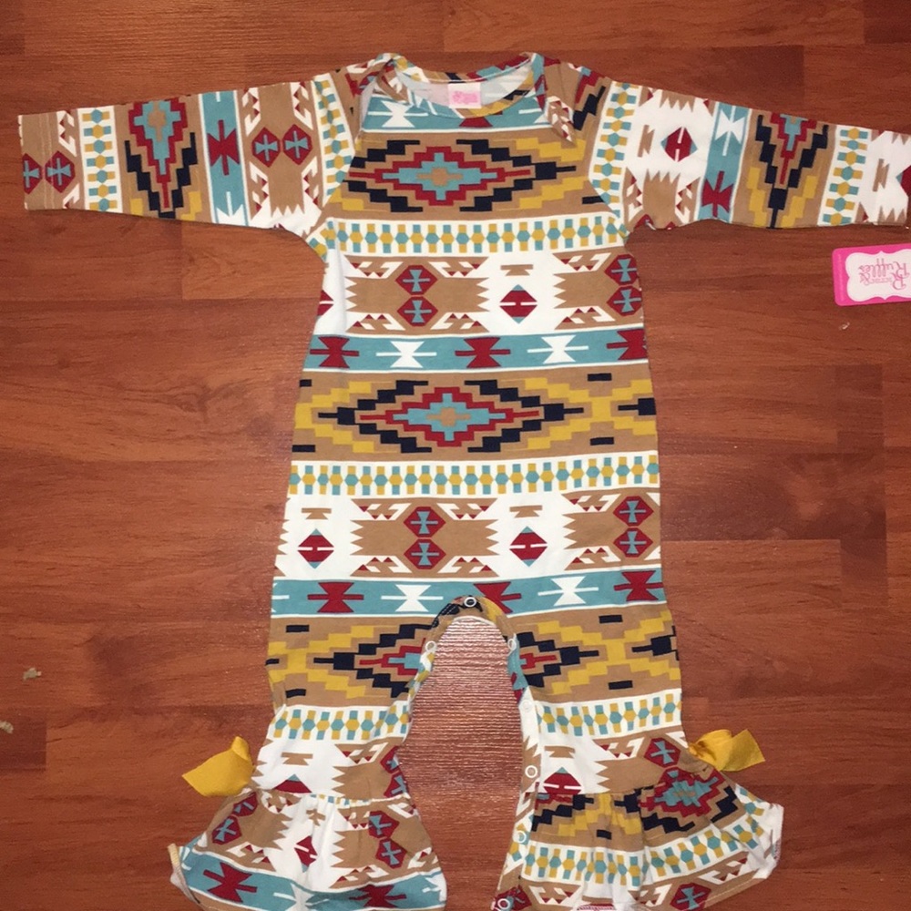 Ric Rac and Ruffles romper